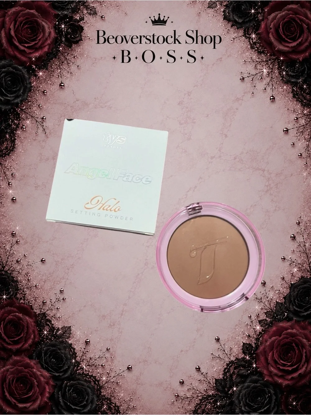 NEW NIB TYS Beauty Angel Face Setting Powder Halo